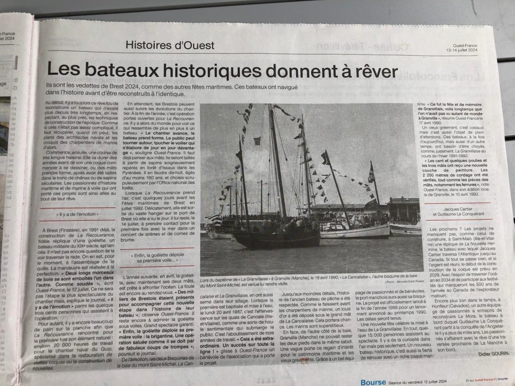 revue-presse-la-granvillaise-ouest-france-juin-2024