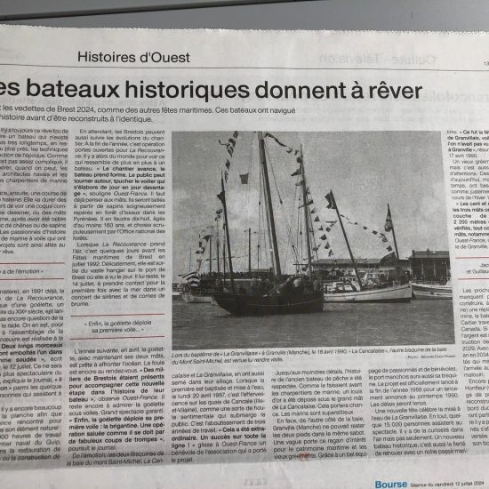 revue-presse-la-granvillaise-ouest-france-juin-2024